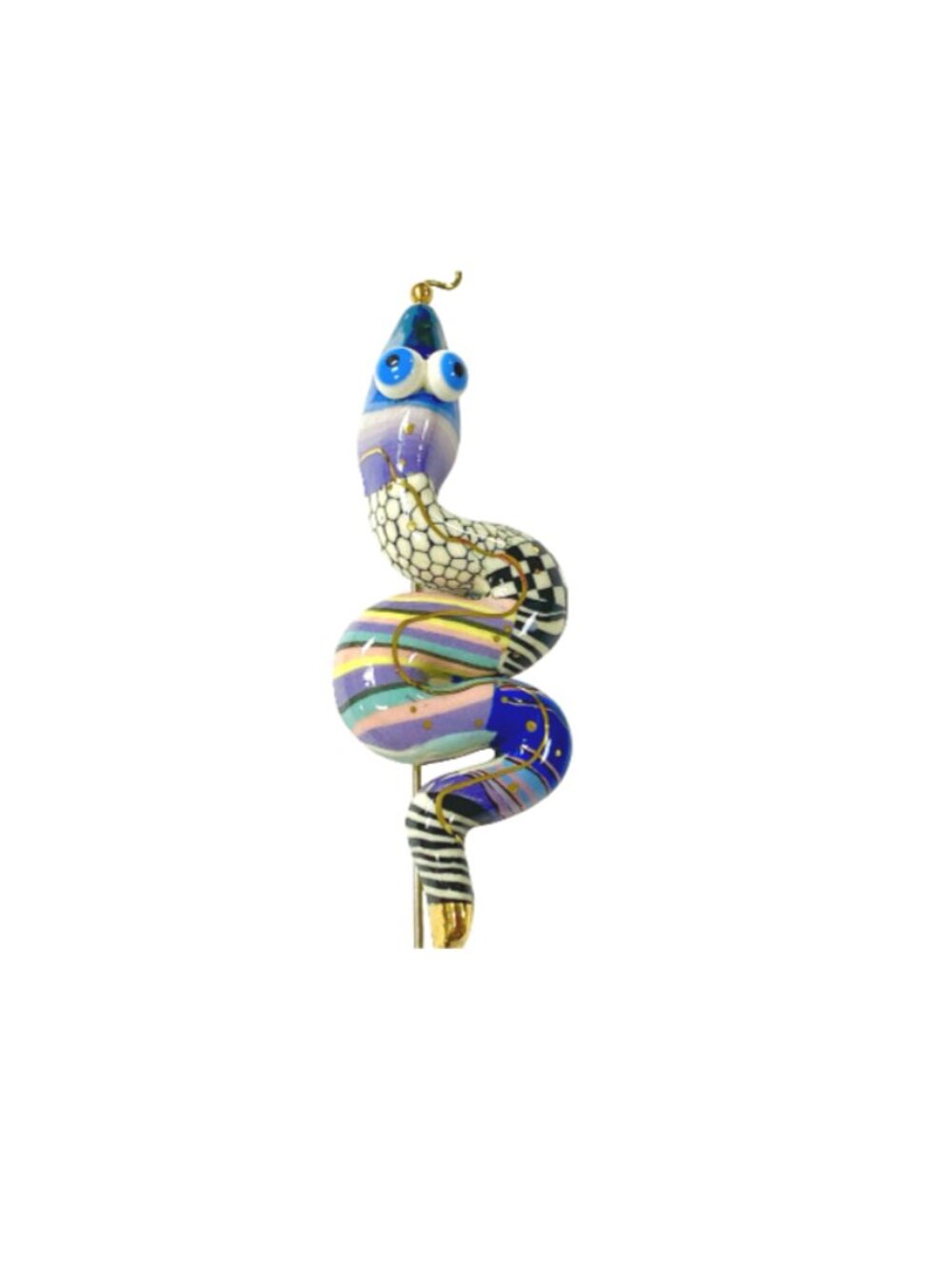 🎨 #CynthiaChuang #Jewelry10 #PorcelainJewelry #VintageStickPin #WearableArt 🍭 - Picture 3 of 5